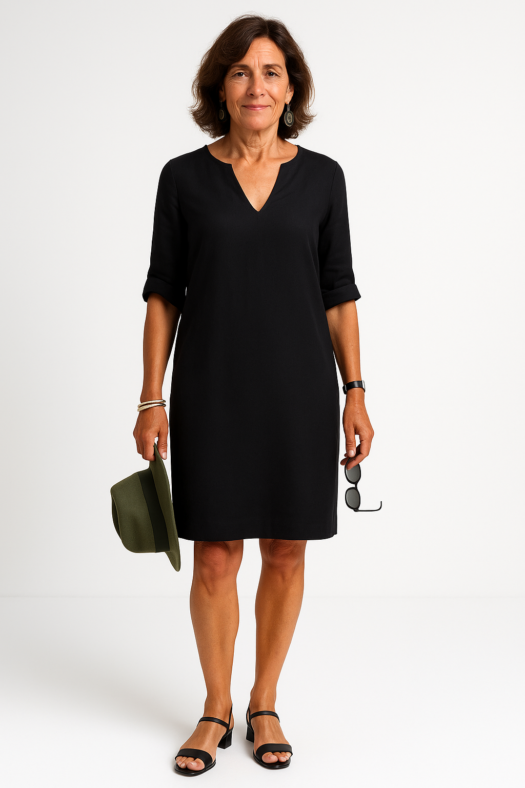 Classy V-neck Dress for Women